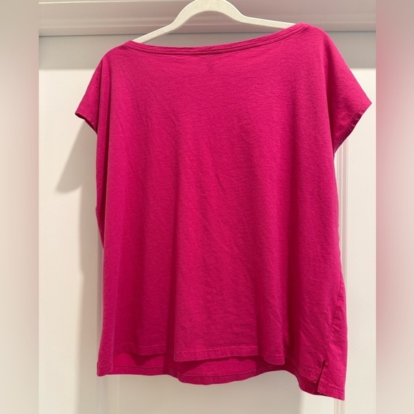 Talbots 1X women’s pullover blouse dark pink - Picture 3 of 4